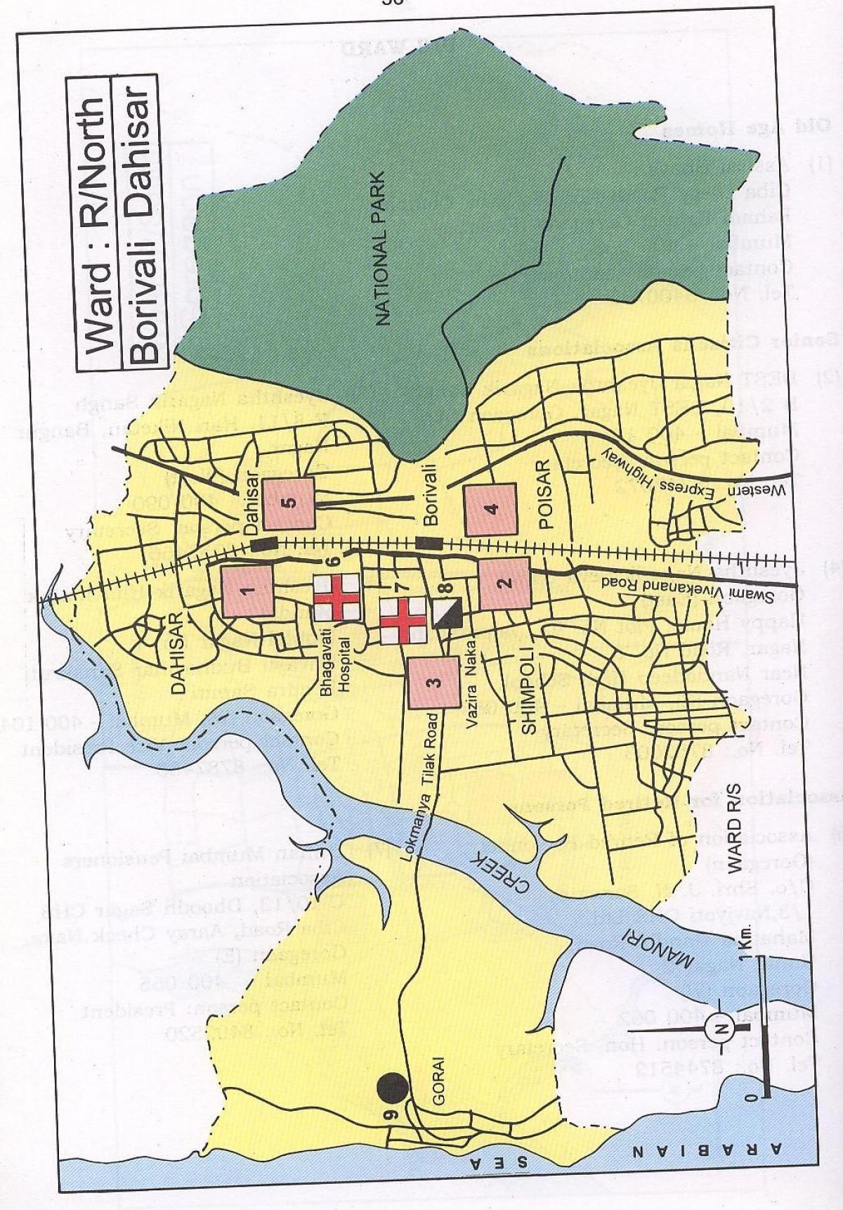 Dahisar, Mumbai haritası