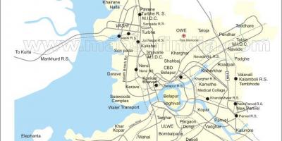Yeni Mumbai haritası