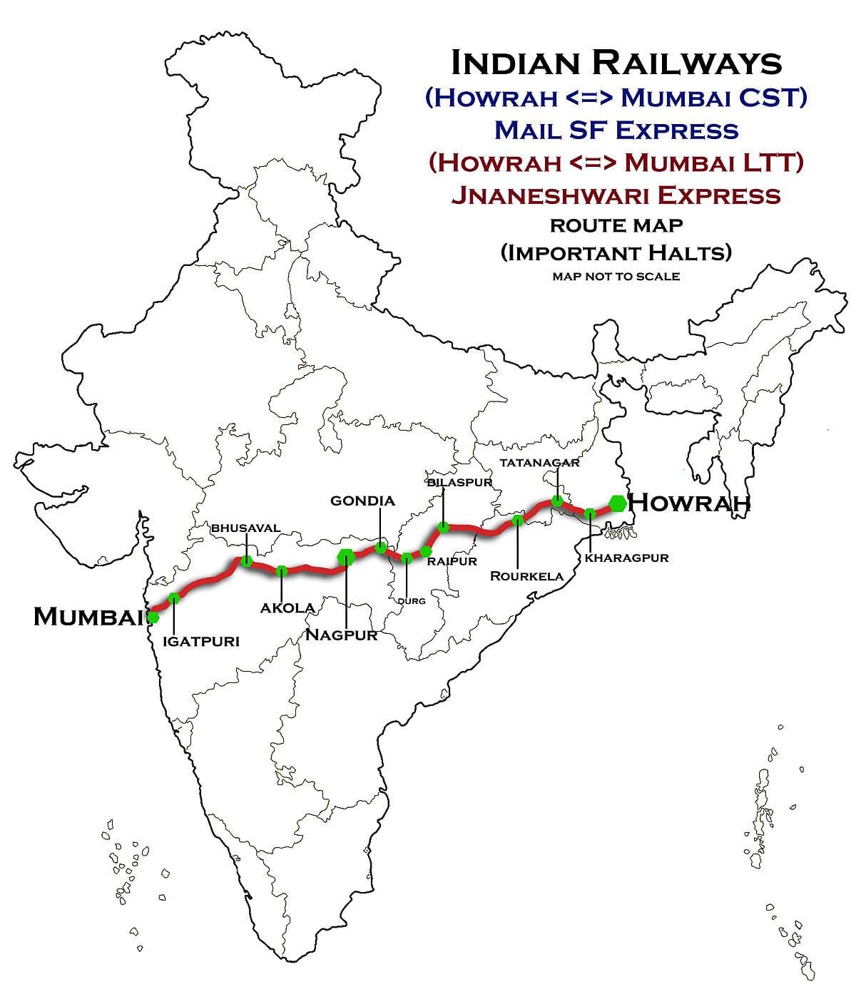 Akdeniz Mumbai ekspres yolu göster