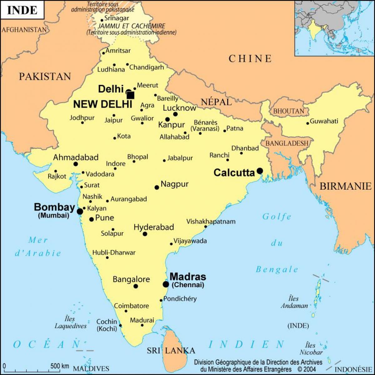 Bombay Hindistan haritası