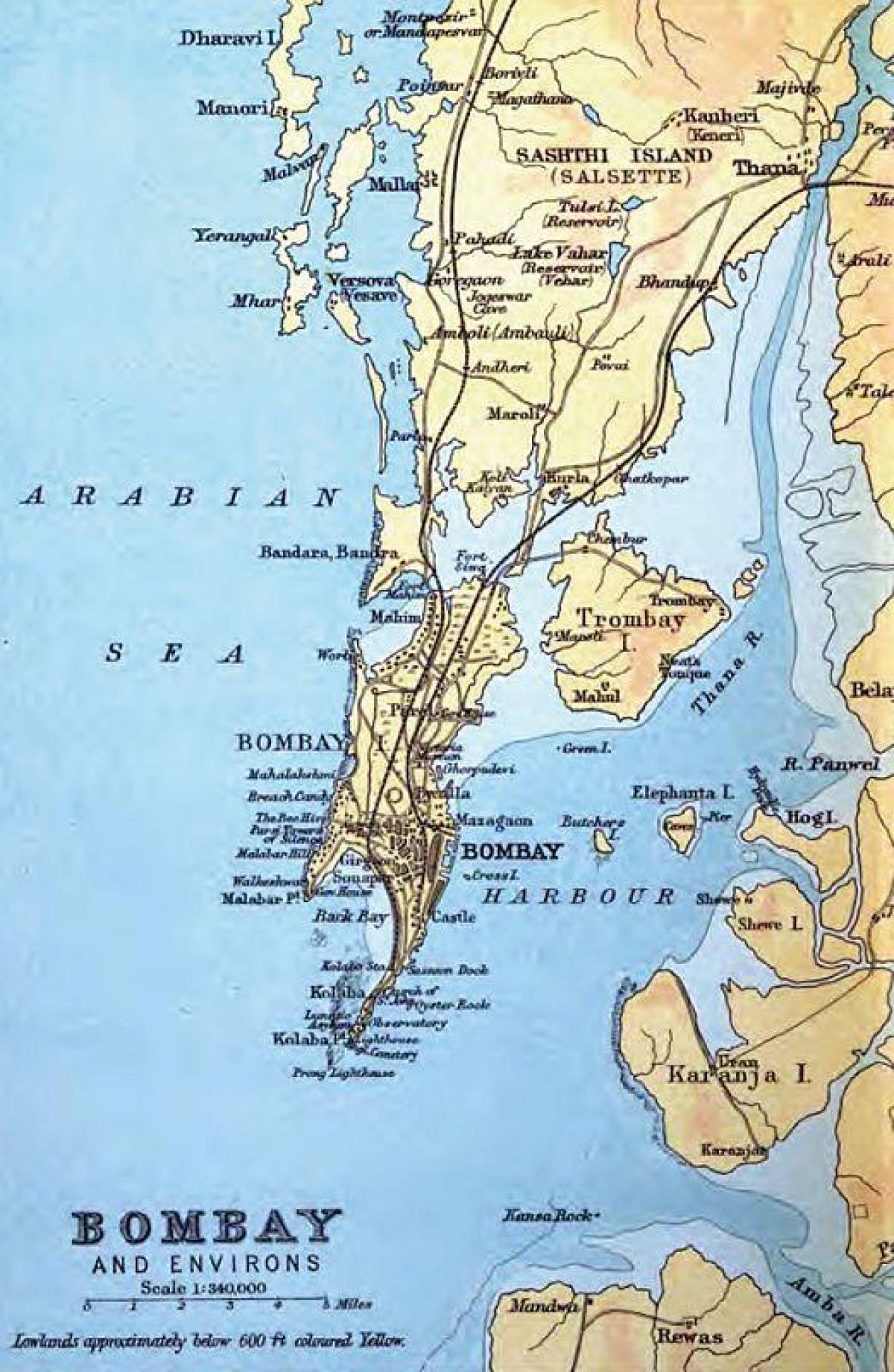 Mumbai eski harita