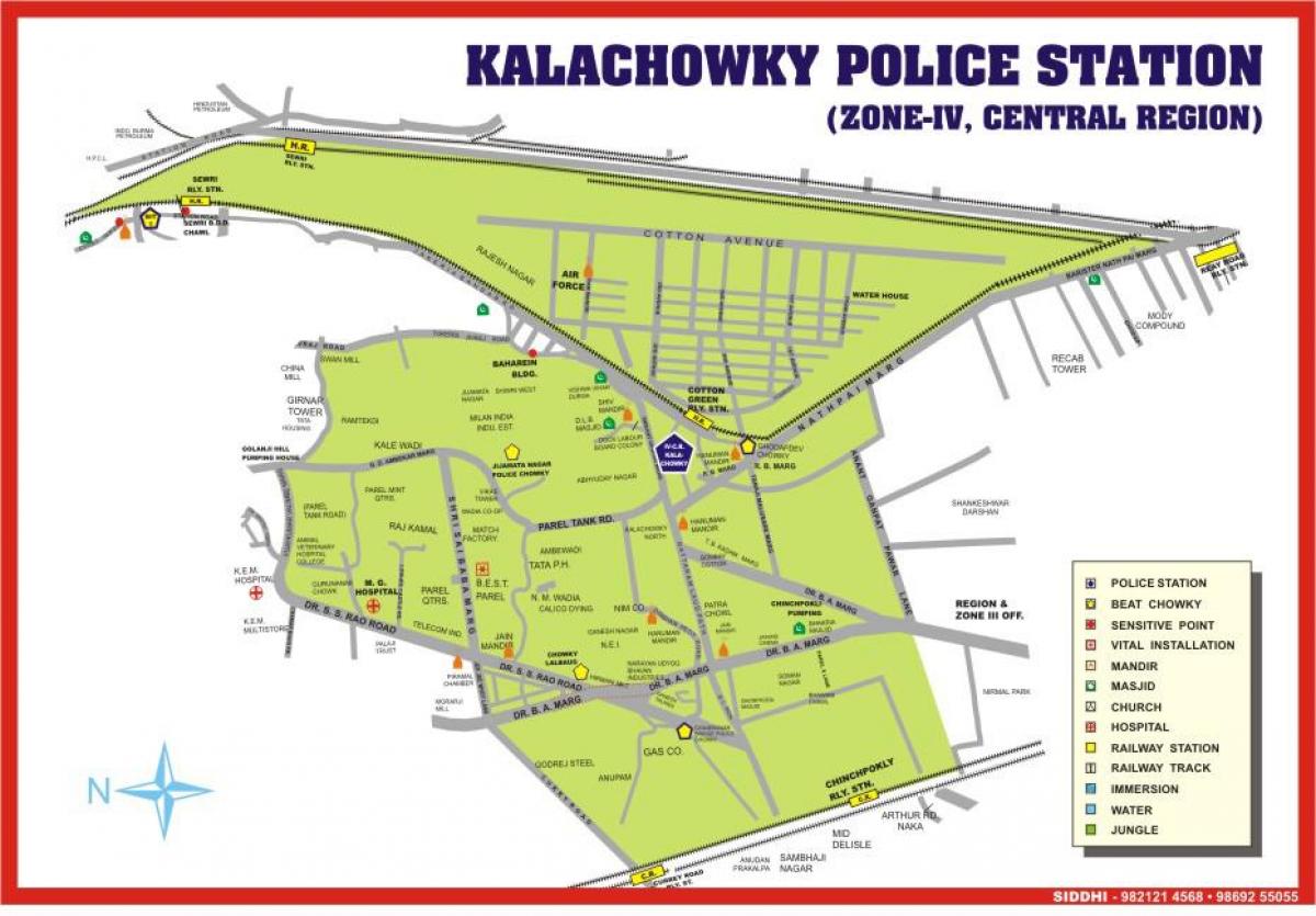 Kalachowki Mumbai haritası