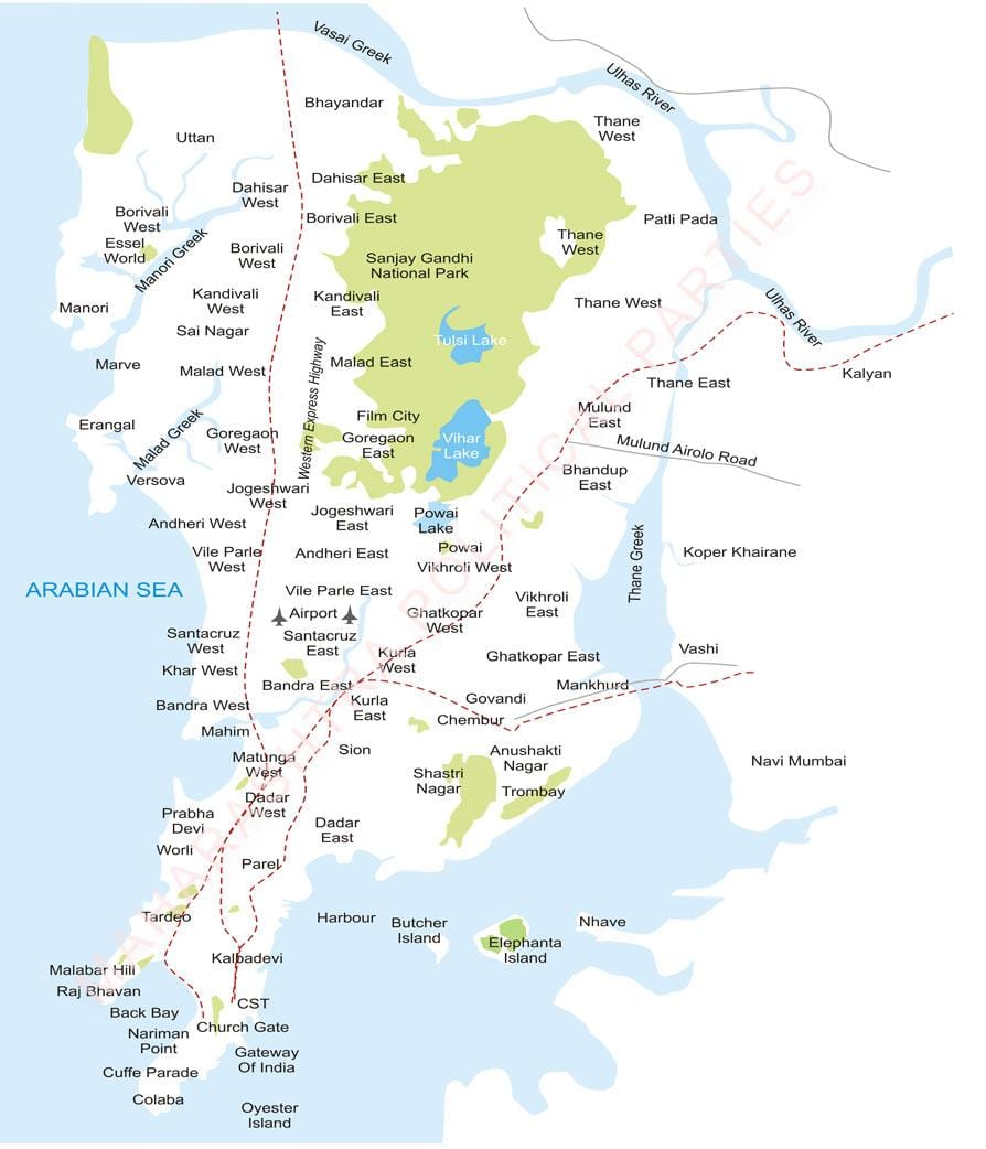 Mumbai banliyöde göster