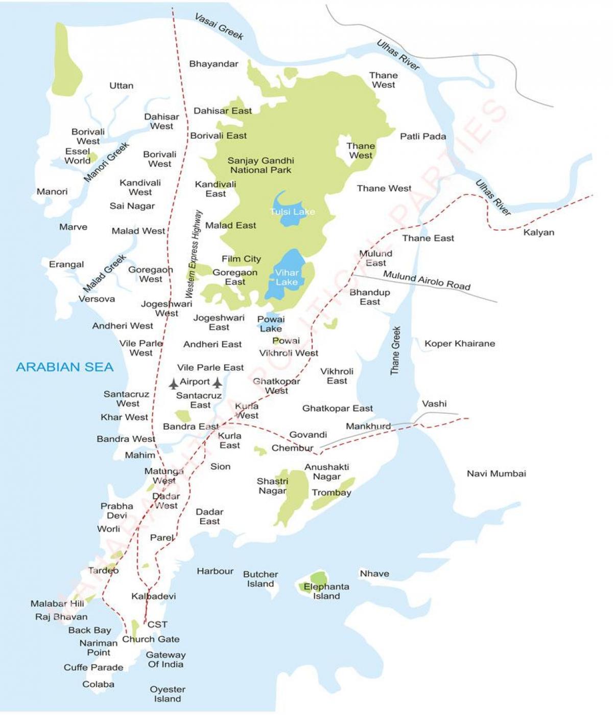 Bombay Eyalet harita