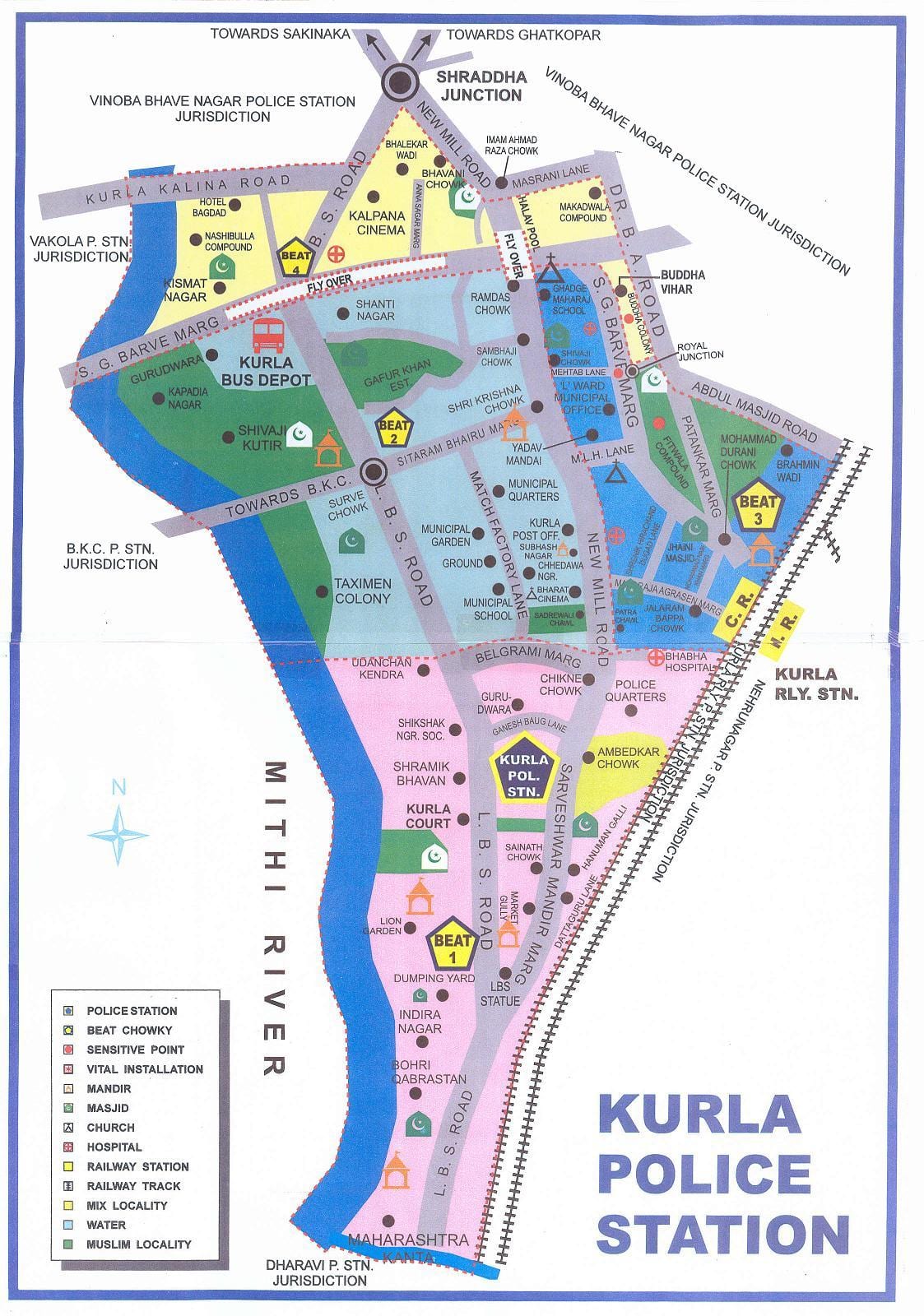 Mumbai Parkı haritası