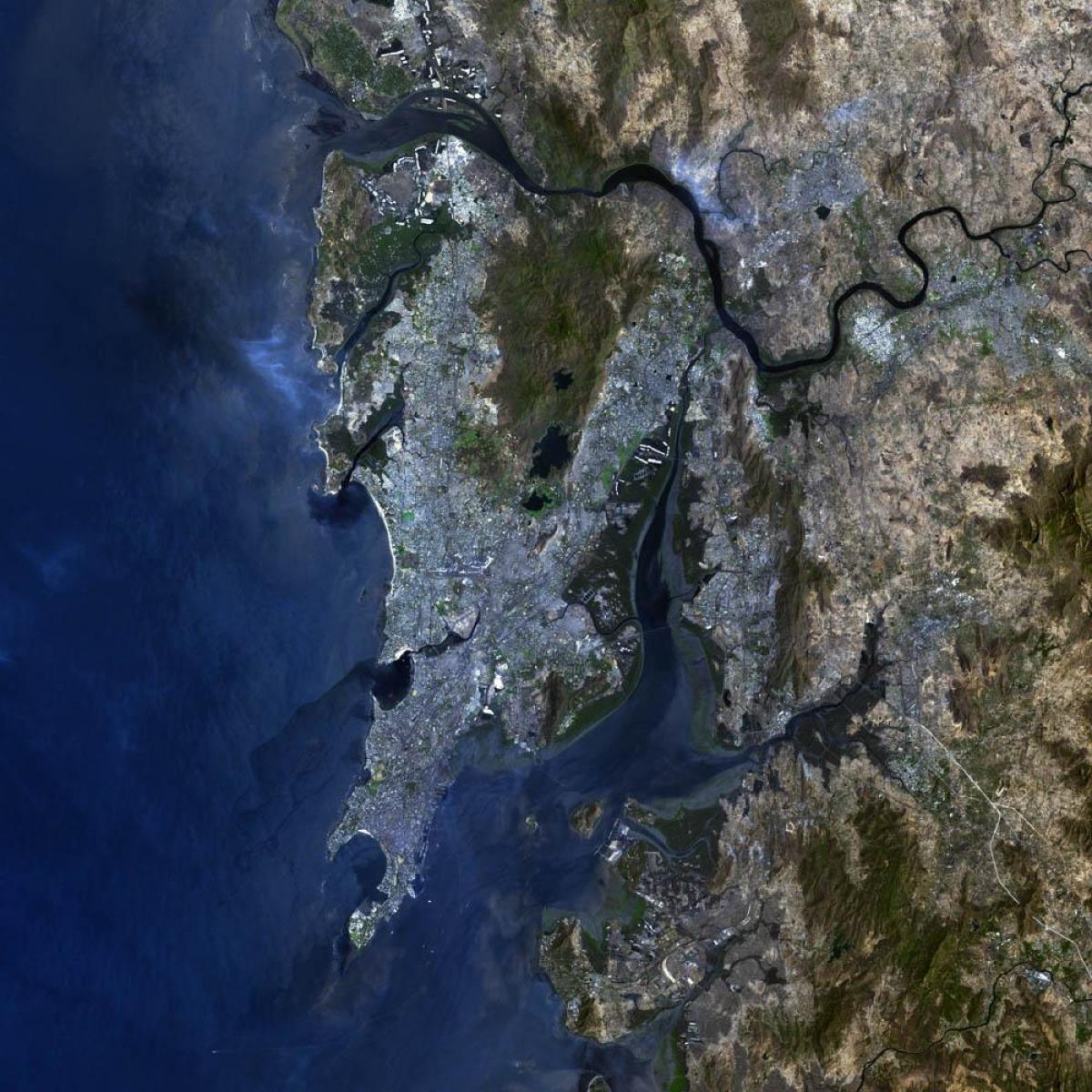 Mumbai uydu haritası