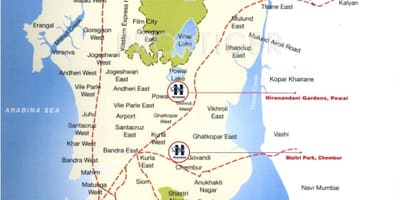 Colaba Mumbai haritası