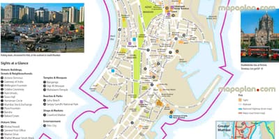 Şehir haritası Mumbai