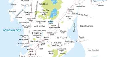 Bombay Eyalet harita