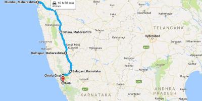 Mumbai goa yol haritası