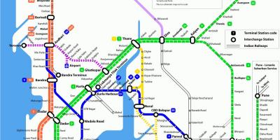 Mumbai tren haritası