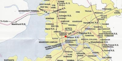 Navi Mumbai haritası